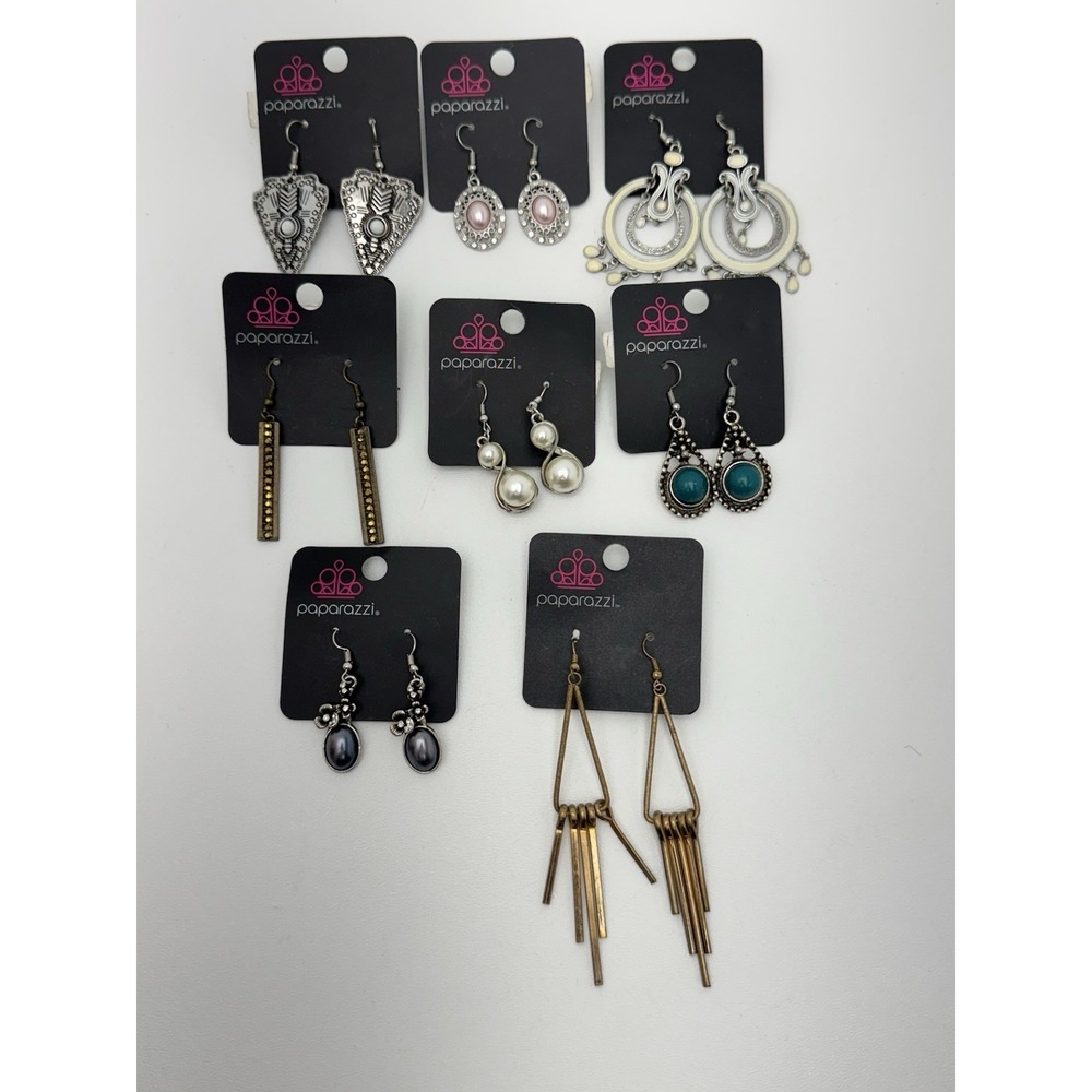Lot of 15 Paparazzi Jewelry Sets Necklaces & Earrings Mixed Styles Boho Glam